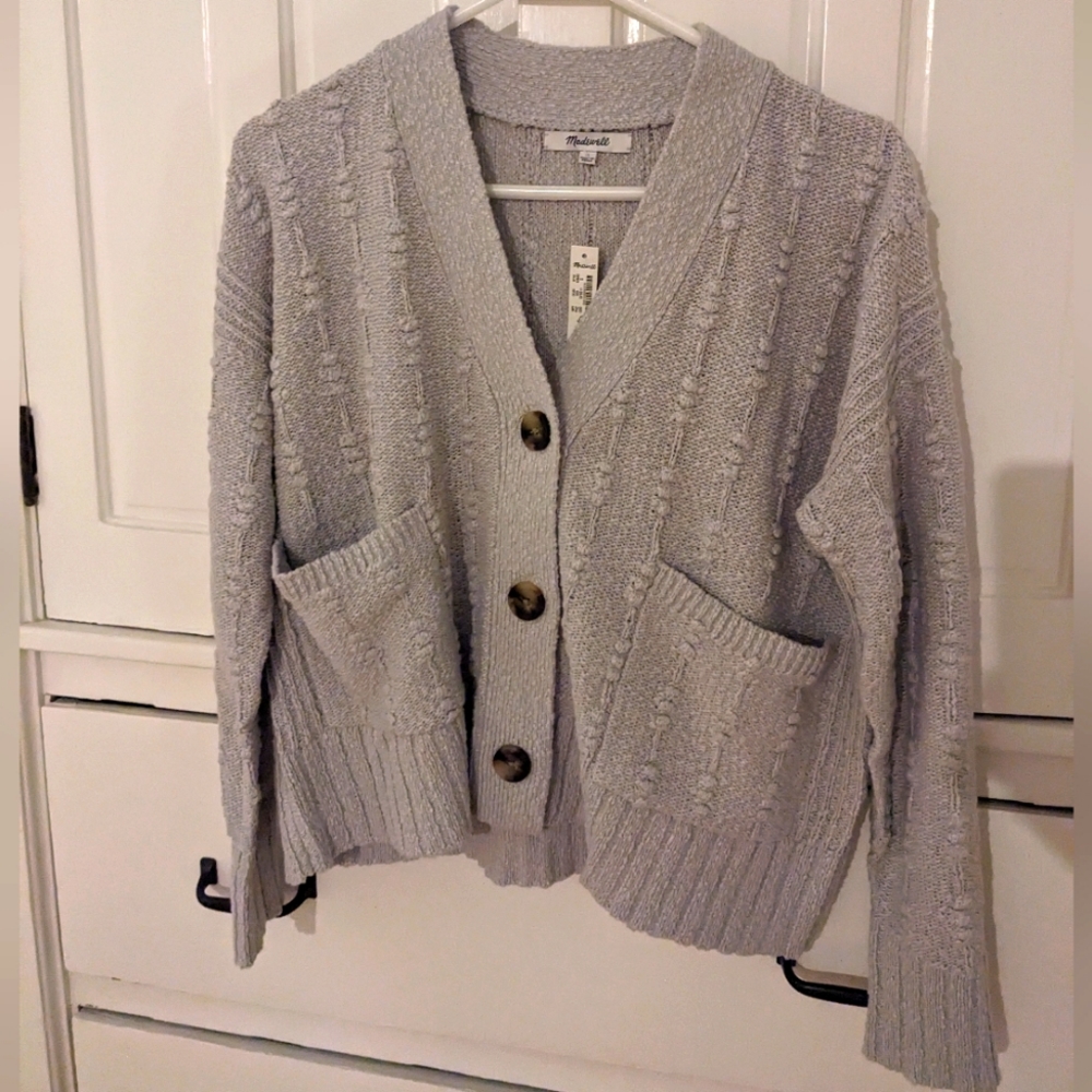 Madewell Bubble Cathy Vneck Cardigan